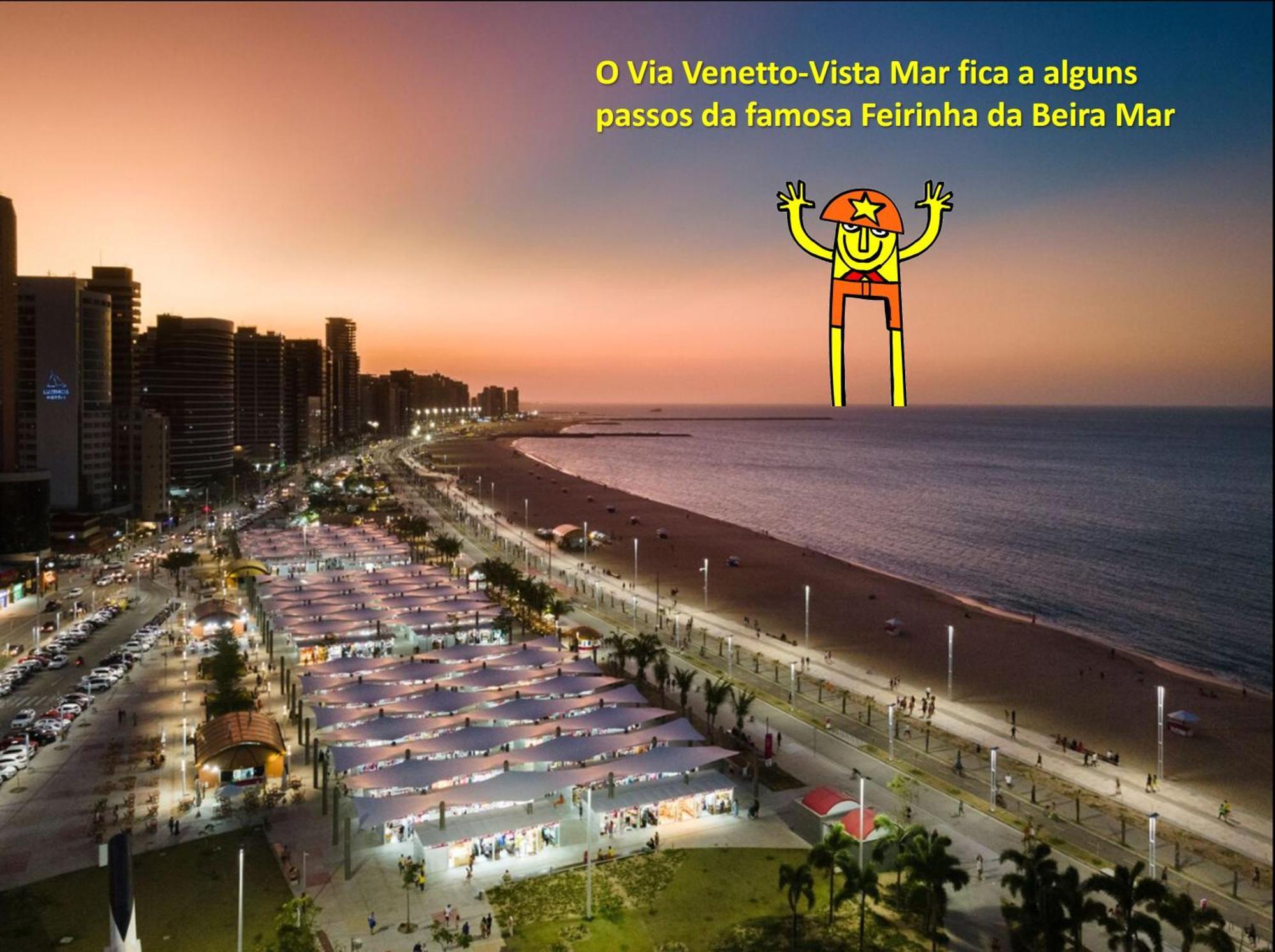 Апарт отель Via Venetto - Vista Mar Форталеза Экстерьер фото